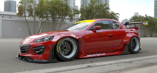 Mazda Rx-8 Độ Đỏ: Ý Tưởng & Hình Ảnh Xe Cực Chất