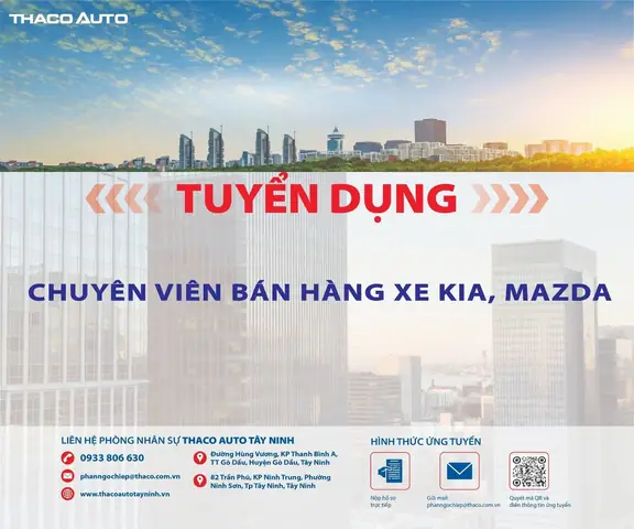 Mazda Tây Ninh Tuyển Dụng: Cơ Hội Việc Làm Hấp Dẫn Cho Người Lao Động