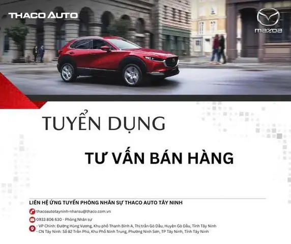 Mazda Tây Ninh Tuyển Dụng: Cơ Hội Việc Làm Hấp Dẫn Cho Người Lao Động