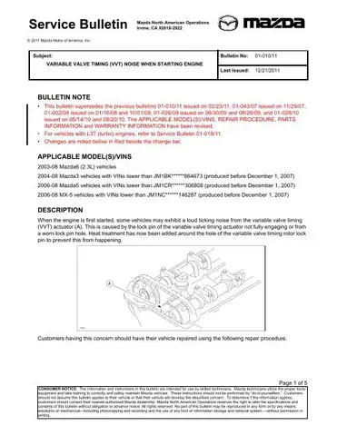 Mazda Vvt Noise: Nguyên Nhân Và Cách Khắc Phục Chi Tiết