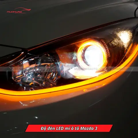Mazda 3: Độ Đèn Led Demi & Nâng Cấp Ánh Sáng