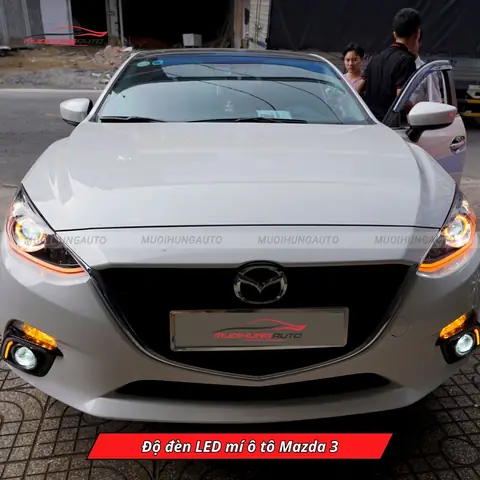 Mazda 3: Độ Đèn Led Demi & Nâng Cấp Ánh Sáng