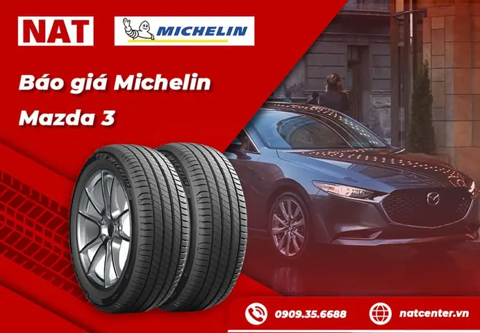 Lốp Michelin Cho Mazda 3: Thông Số & Giá Mới Nhất