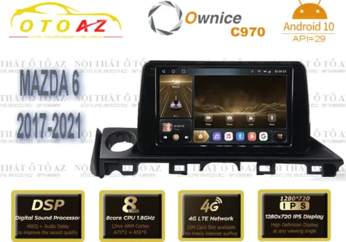 Hướng Dẫn Lắp Đặt Và Tối Ưu Màn Hình Android Ownice C970 Cho Mazda 6