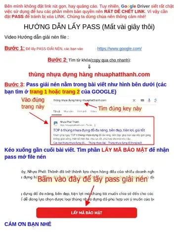 Hướng Dẫn Chi Tiết: Cách Giải Nén Tài Liệu An Toàn Với Pass Mật Khẩu