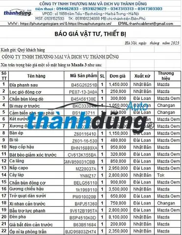 Khám Phá 12 Phụ Kiện Mazda 3 Nâng Tầm Trải Nghiệm Lái Xe