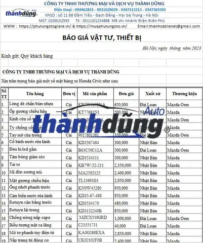 Mua Phụ Tùng Mazda Cx5 – Hướng Dẫn Chọn Nơi Uy Tín Và Giá Tốt