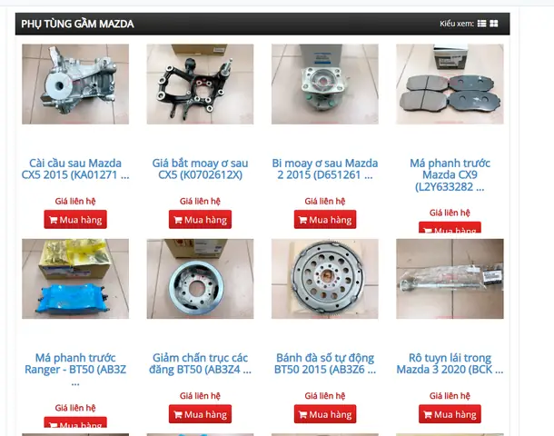 Mua Phụ Tùng Mazda 3 Chính Hãng Ở Đâu? Top 7 Địa Chỉ Uy Tín
