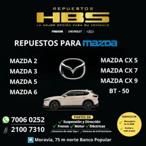 Repuestos Para Mazda: Đánh Giá Top 7 Phụ Tùng Chính Hãng Quan Trọng