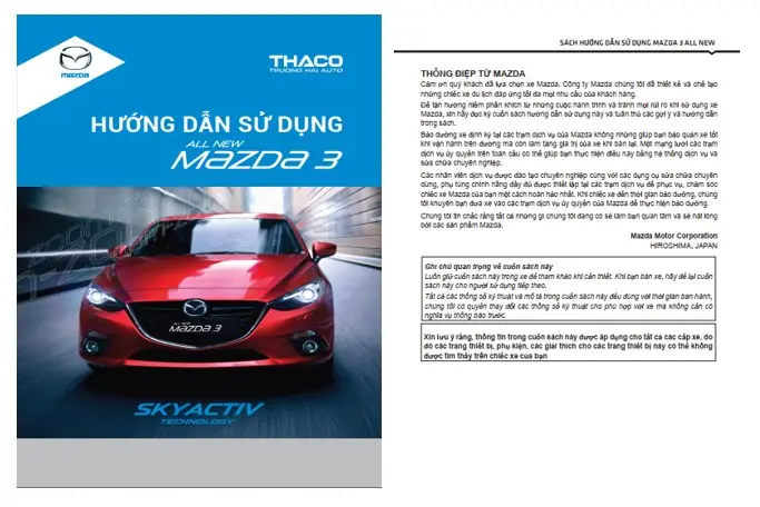 Sách Hướng Dẫn Sử Dụng Xe Mazda 3: Cẩm Nang Chi Tiết Cho Người Lái Xe