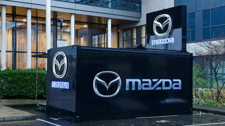 Top 5 Xe Mazda Phù Hợp Nhất Cho Showroom Container