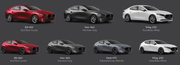 Sơn Màu Trắng Ngọc Trai Mazda 3: Lựa Chọn Tinh Tế Cho Vẻ Ngoài Sang Trọng