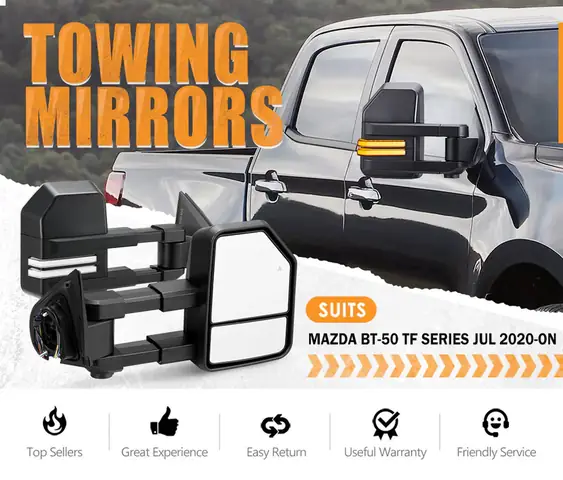 Hướng Dẫn Lắp Đặt Towing Mirrors Mazda Bt-50 Cho Người Mới