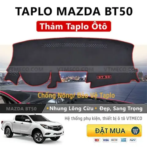 Taplo Nhung Lông Cừu Xe Mazda Bt-50: Nâng Tầm Nội Thất, Bảo Vệ Xe Hoàn Hảo
