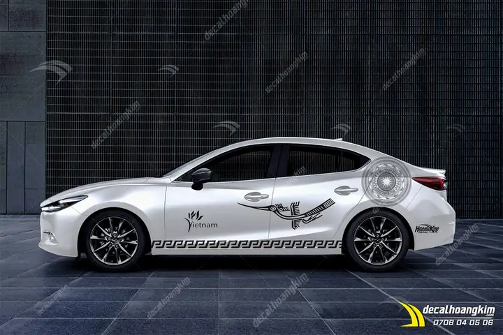 Mua Tem Xe Mazda 3 Decal Chất Lượng Tốt – Giá Rẻ, Dán Dễ