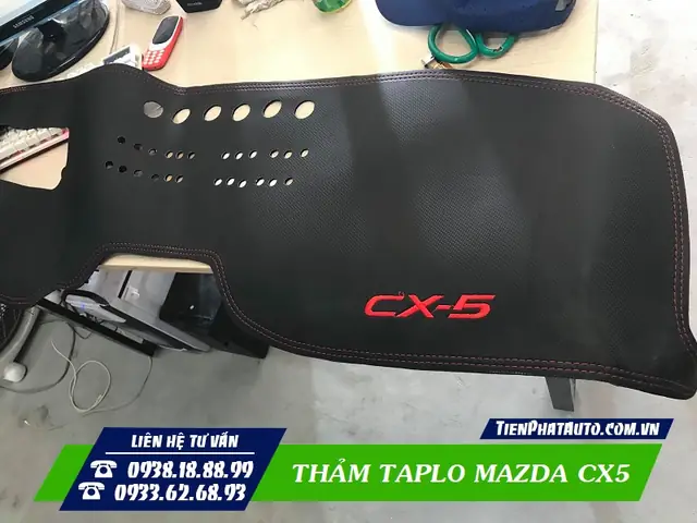 So Sánh Thảm Taplo Mazda Cx‑5: Nhung, Da Carbon & Silicone