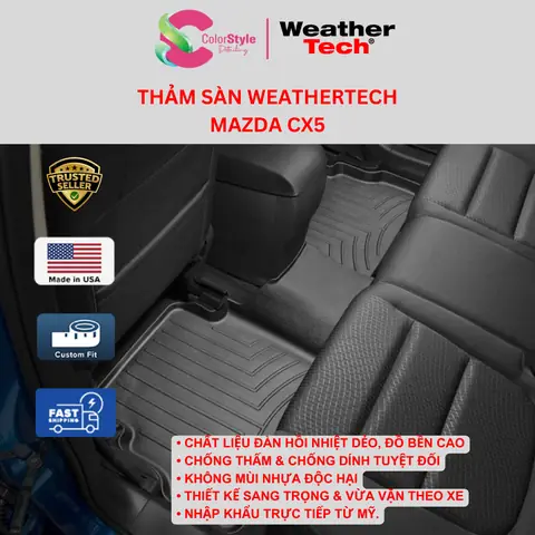 10 Mẫu Thảm Sàn Mazda Weathertech Tốt Nhất Cho Mọi Dòng Xe