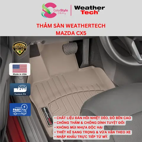 10 Mẫu Thảm Sàn Mazda Weathertech Tốt Nhất Cho Mọi Dòng Xe