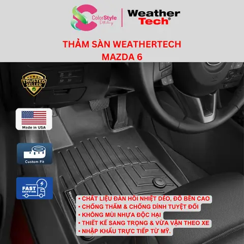 10 Mẫu Thảm Sàn Mazda Weathertech Tốt Nhất Cho Mọi Dòng Xe