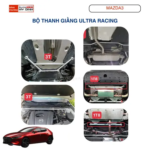 Hướng Dẫn Lắp Đặt Thanh Giằng Ultra Racing Cho Mazda 3 – Tăng Ổn Định, Giảm Body Roll