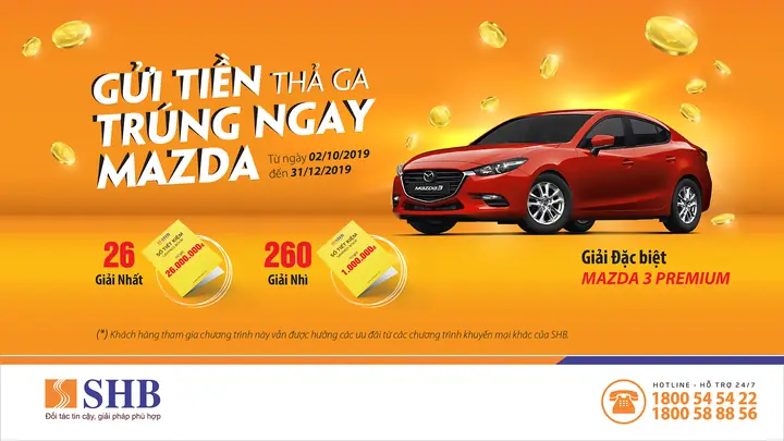 Hướng Dẫn Tham Gia & Nhận Xe Mazda Khi Trúng Thưởng