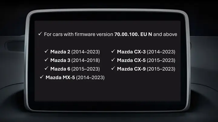 Hướng Dẫn Chi Tiết Cập Nhật Mazda Connect 70.00.21a: Nâng Cấp Trải Nghiệm Lái Xe