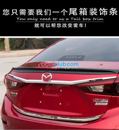 Viền Inox Cốp Sau Mazda 3: Nâng Tầm Thẩm Mỹ Và Bảo Vệ Xe Toàn Diện