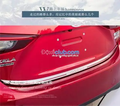 Viền Inox Cốp Sau Mazda 3: Nâng Tầm Thẩm Mỹ Và Bảo Vệ Xe Toàn Diện