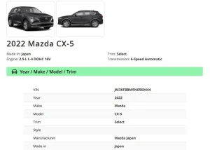 Hướng Dẫn Chi Tiết Tra Cứu Số Khung Mazda Cx-5