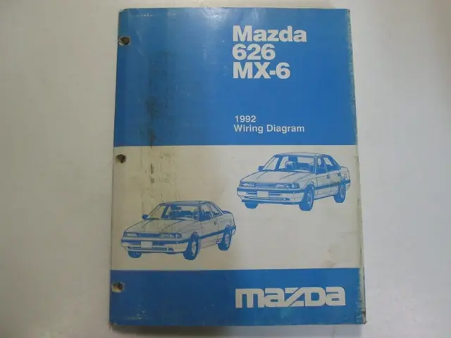 Tải Và Sử Dụng Wiring Diagram Mazda 626 1992 Cho Chủ Xe