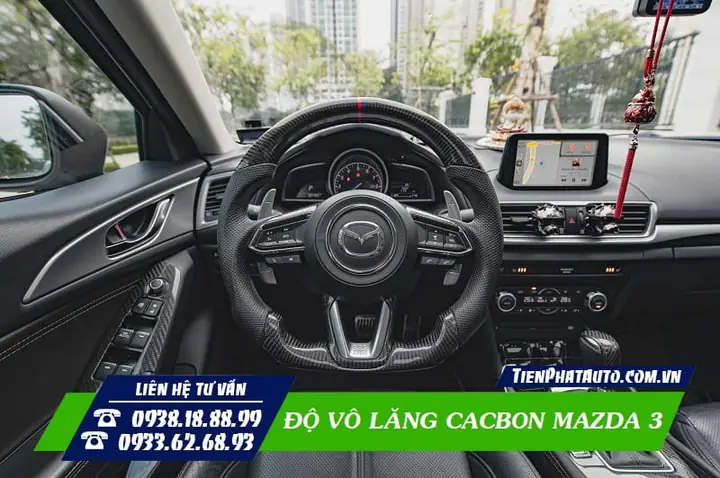 Xe Mazda 3 Độ Logo Carbon: Nâng Tầm Phong Cách Và Đẳng Cấp Cho Xế Yêu