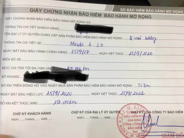 Xin Lại Sổ Bảo Hành Mazda: Hướng Dẫn Chi Tiết Từ A-z