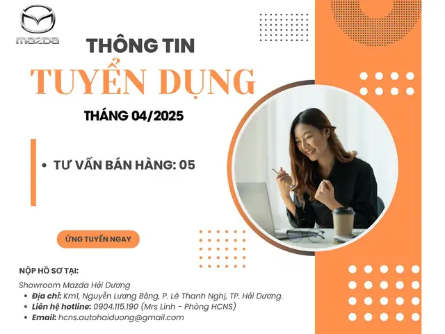 Tuyển Dụng Mazda: Cơ Hội Việc Làm Tại Tập Đoàn Ô Tô Hàng Đầu Và Cách Ứng Tuyển Thành Công