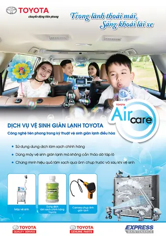 Aircare Toyota – Hướng Dẫn Toàn Diện Về Hệ Thống Làm Mát Nội Thất Ô Tô Toyota