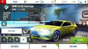 asphalt 8 bmw 3.0 csl hommage