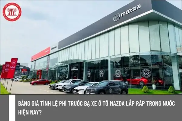 Bảng Giá Áp Thuế Trước Bạ Ô Tô Mazda: Cập Nhật Mới Nhất & Những Điều Cần Biết
