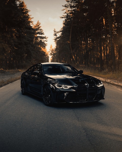 black bmw