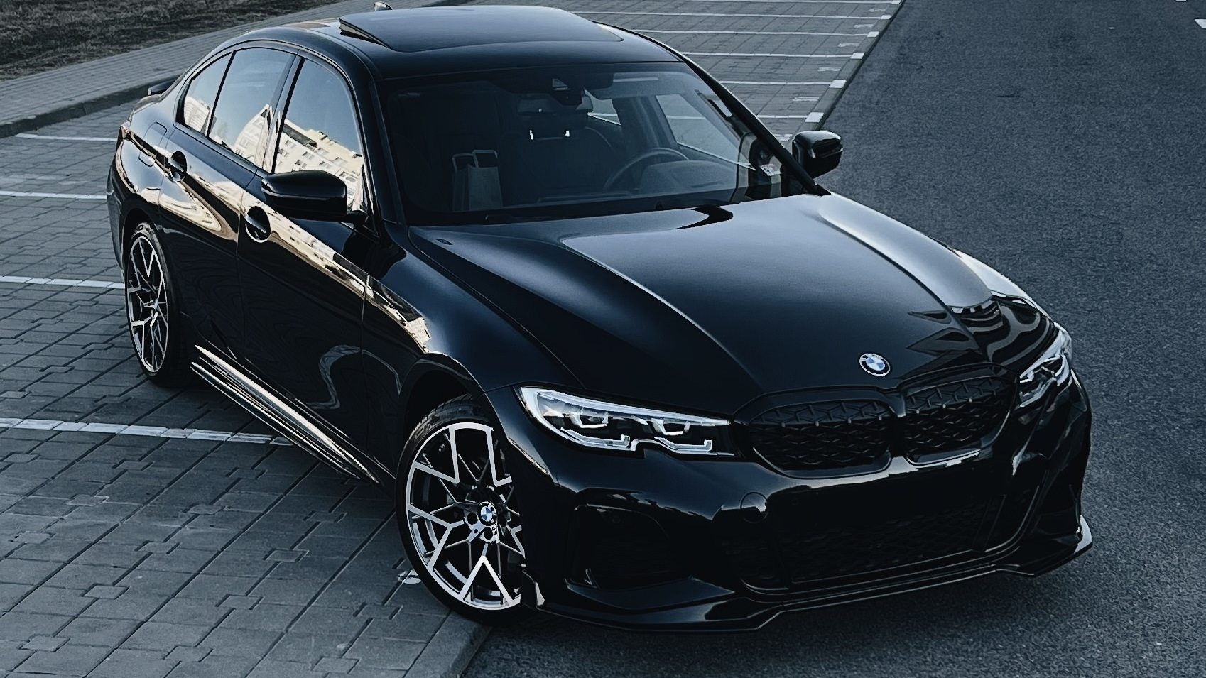 bmw 3 series black - Hình 4