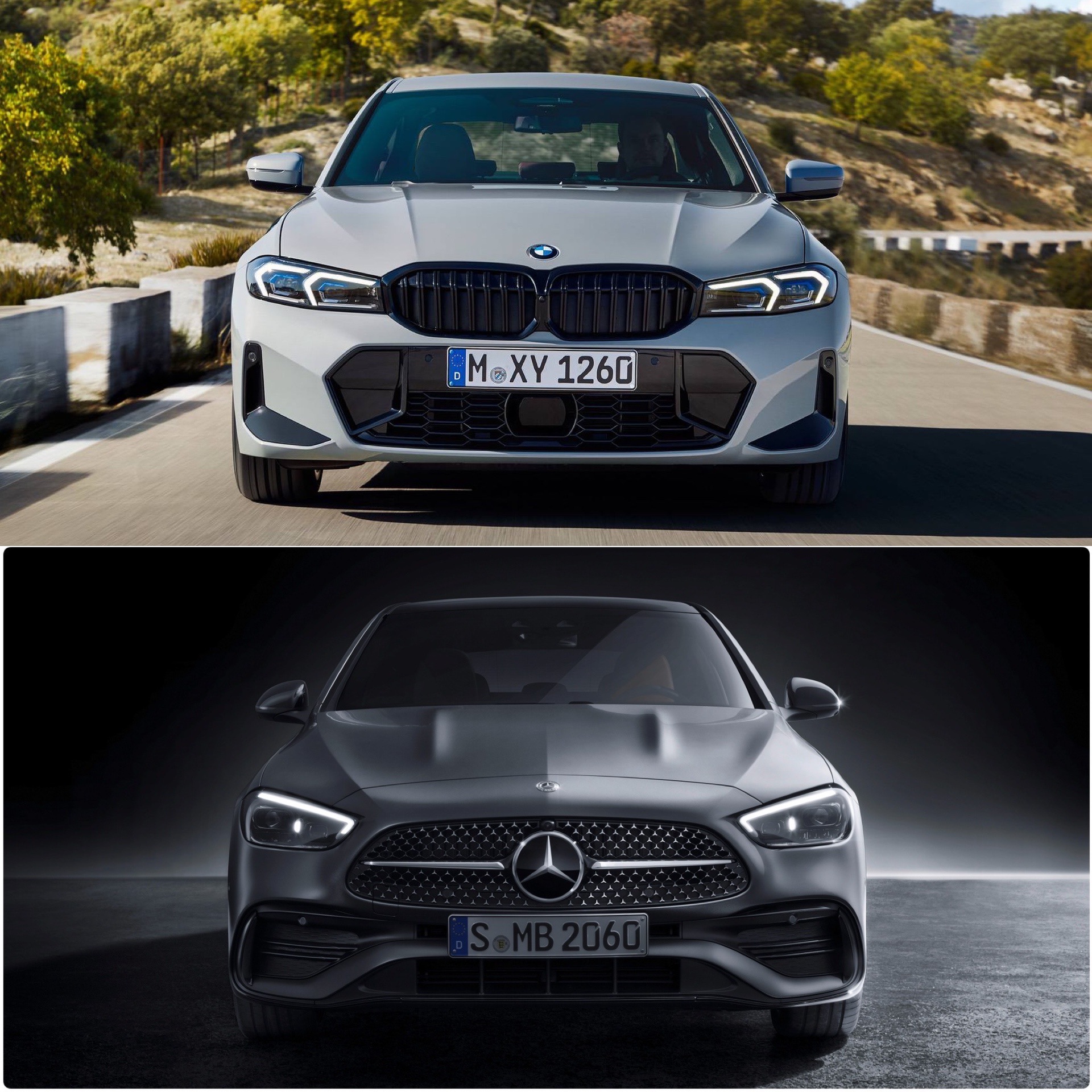 bmw 3 series vs mercedes c class - Hình 2