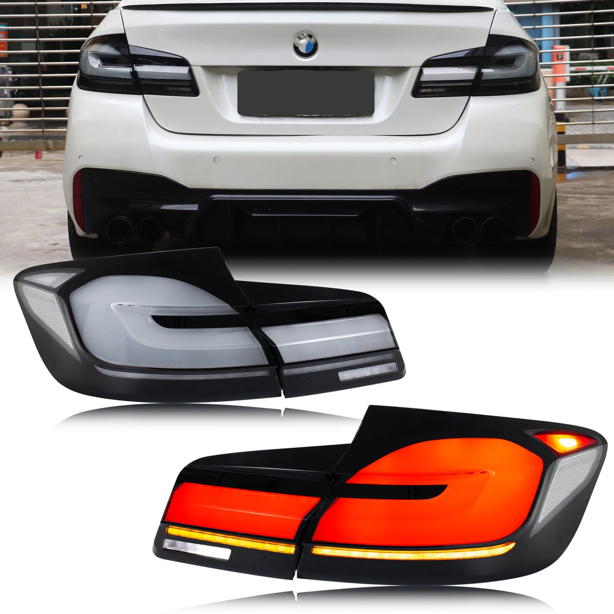 BMW F10 Tail Lights: Bí Quyết Nâng Tầm Đẳng Cấp Cho Xe Của Bạn 5 bmw f10 tail lights - Hình 1