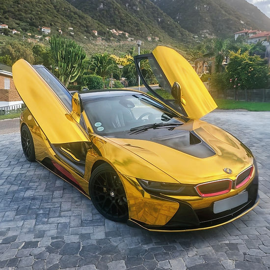 bmw i8 gold - Hình 2