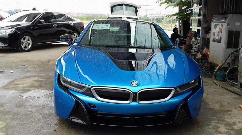 bmw i8 xanh ngọc - Hình 4