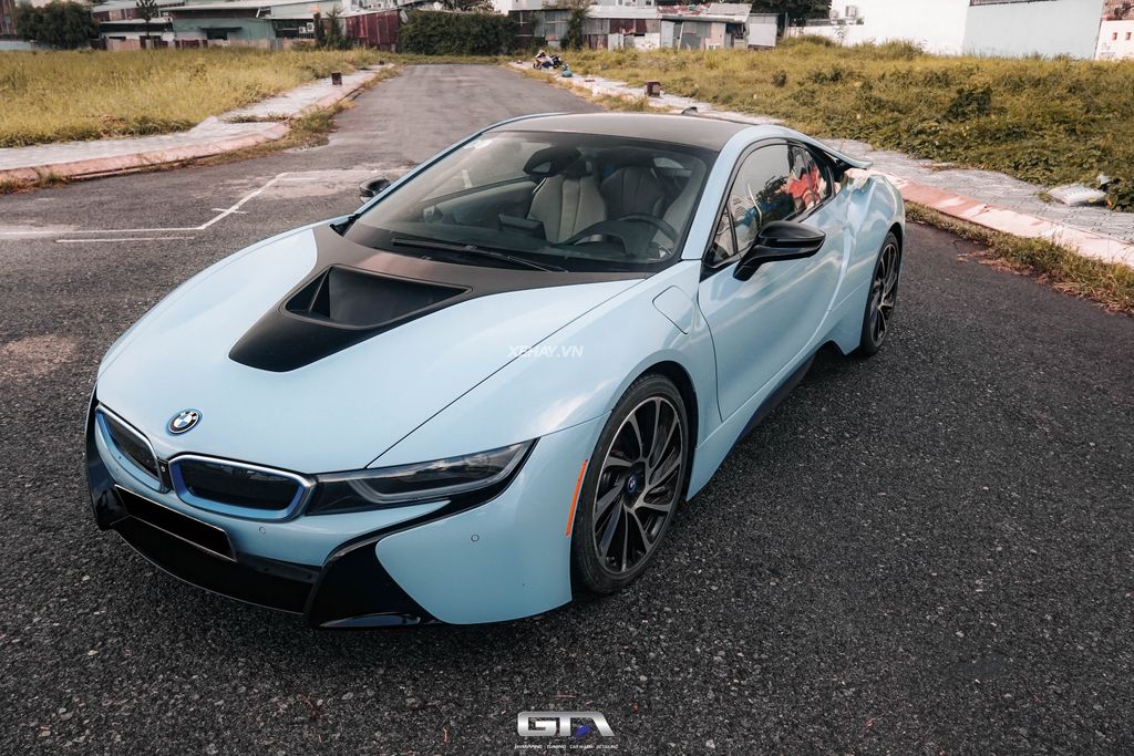 bmw i8 xanh ngọc - Hình 5