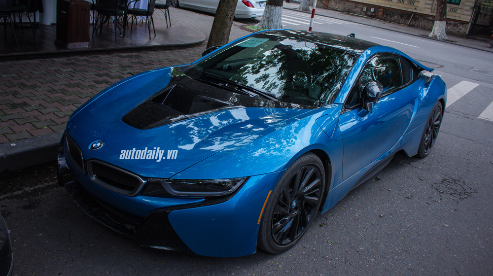 bmw i8 xanh ngọc - Hình 1