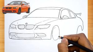 bmw m3 drawing