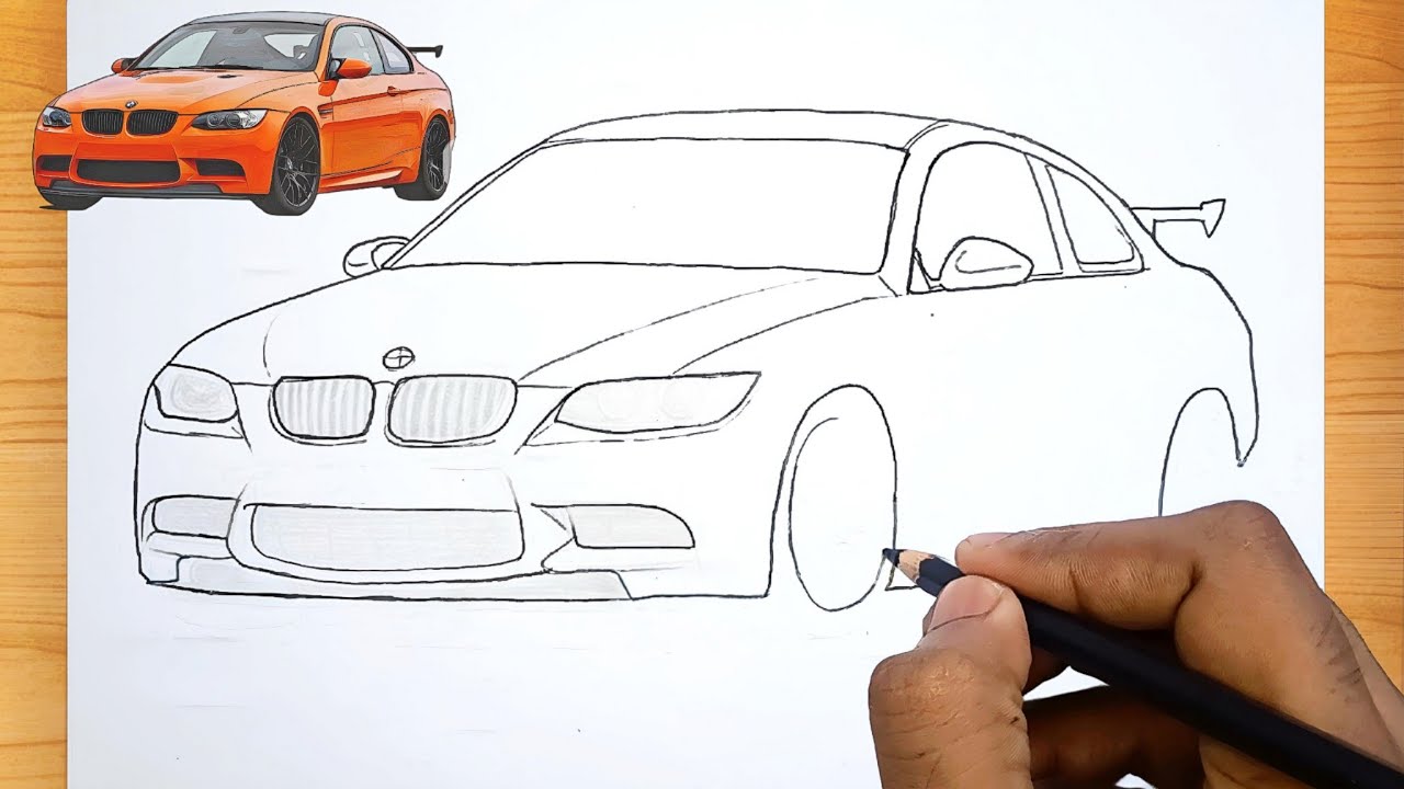 Hướng dẫn chi tiết cách vẽ BMW M3 Drawing từ A-Z cho người mới bắt đầu 4 bmw m3 drawing - Hình 1