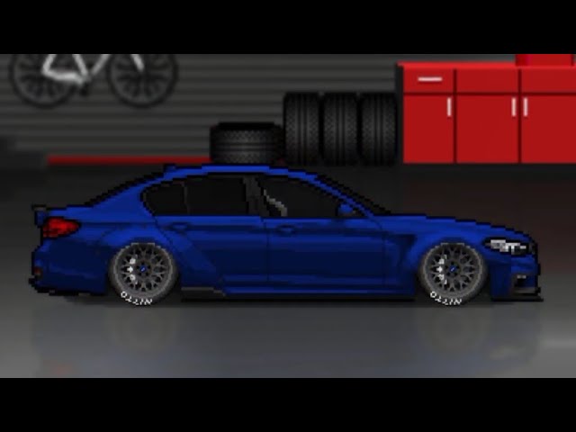 bmw m5 pixel car racer - Hình 4