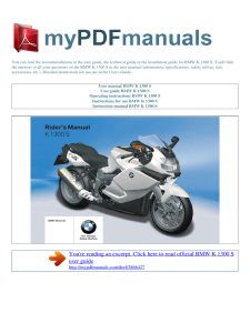 bmw motorrad user manual