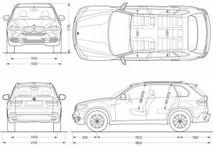 bmw x5 e70 dimensions