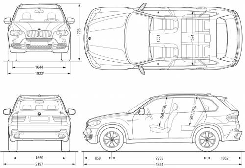 BMW X5 E70 Dimensions: Kích Thước Chi Tiết Từ A-Z Cho Người Đam Mê SUV 4 bmw x5 e70 dimensions - Hình 1